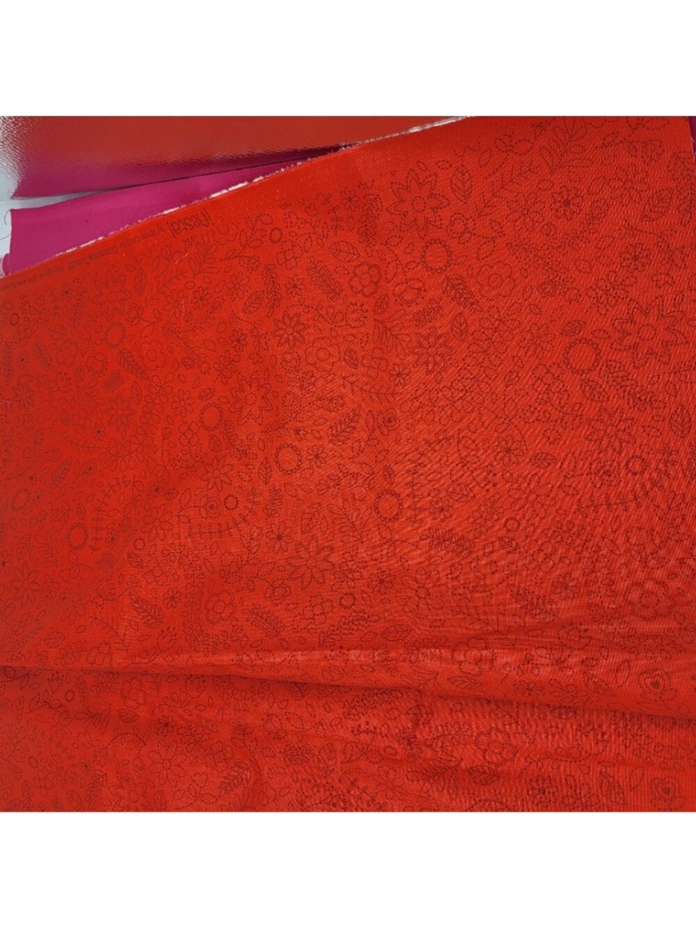 Connecting threads 2 layers half yard fabric